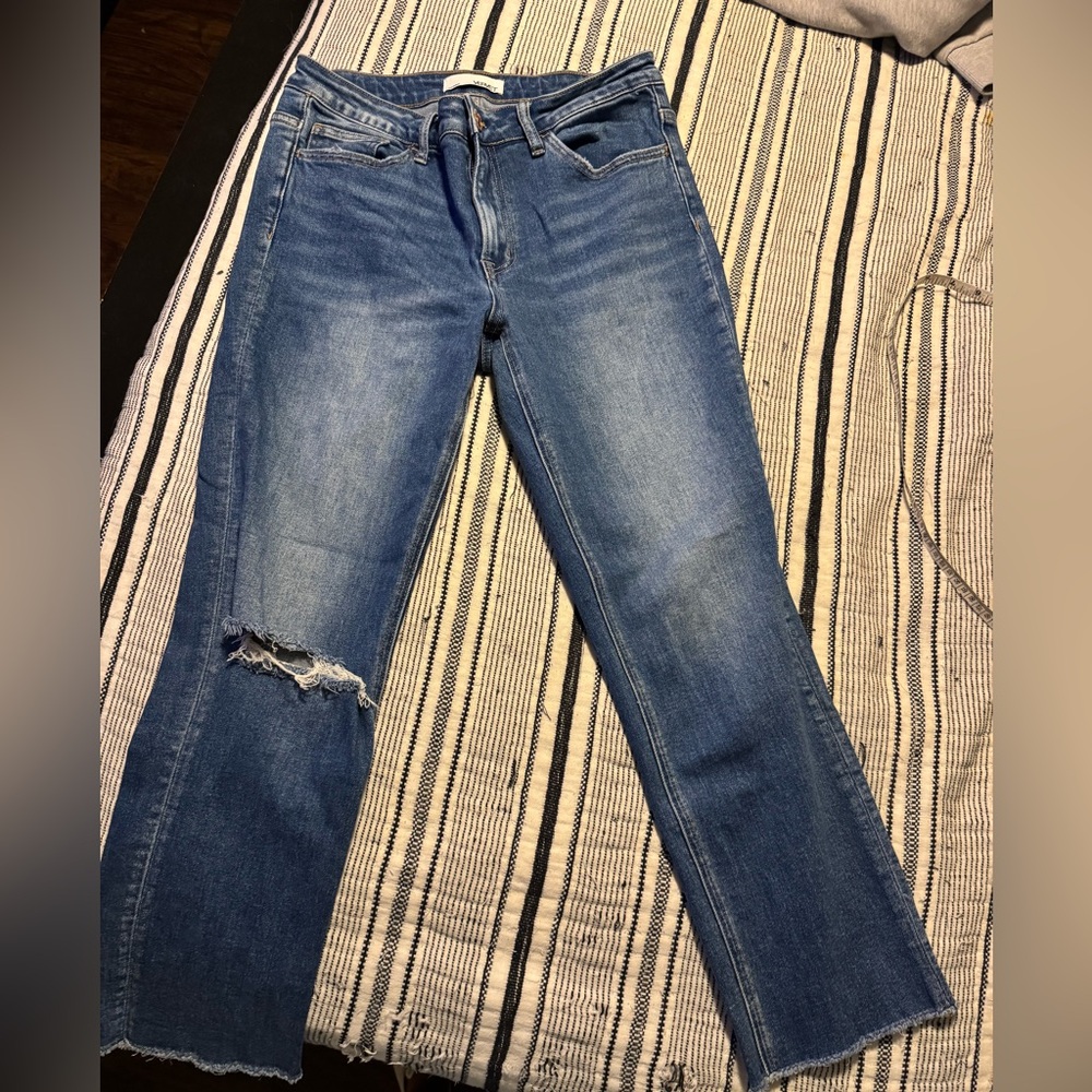 Velvet Women's Straight Leg Blue Jeans